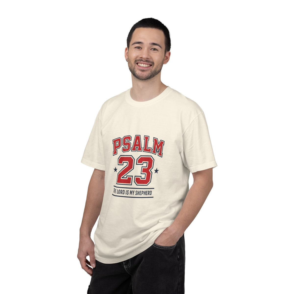 Psalm 23 Christian T-Shirt – The Lord Is My Shepherd