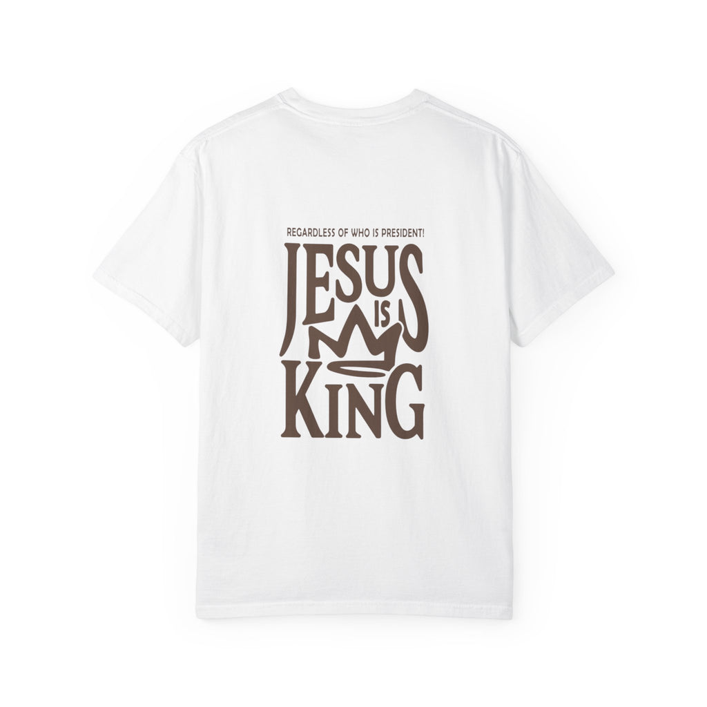 Jesus Is King Christian T-Shirt – Faith Over Politics