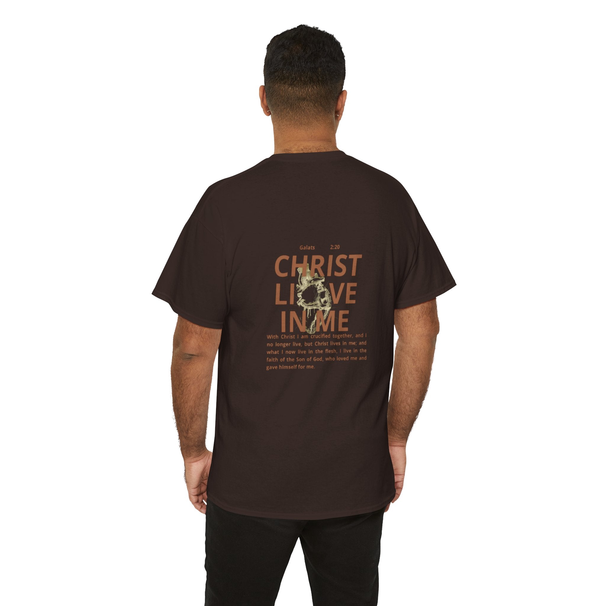 Christian 'Christ Lives in Me' Graphic Tee