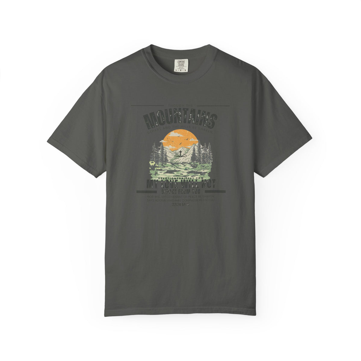 Isaiah 54:10 Christian T-Shirt – My Unfailing Love