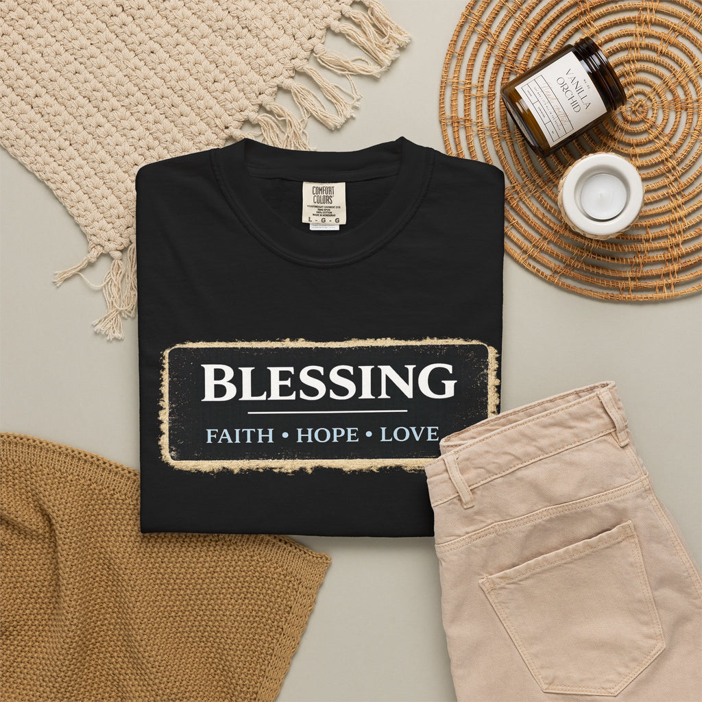 Blessing T-Shirt — Faith Hope Love Graphic Tee