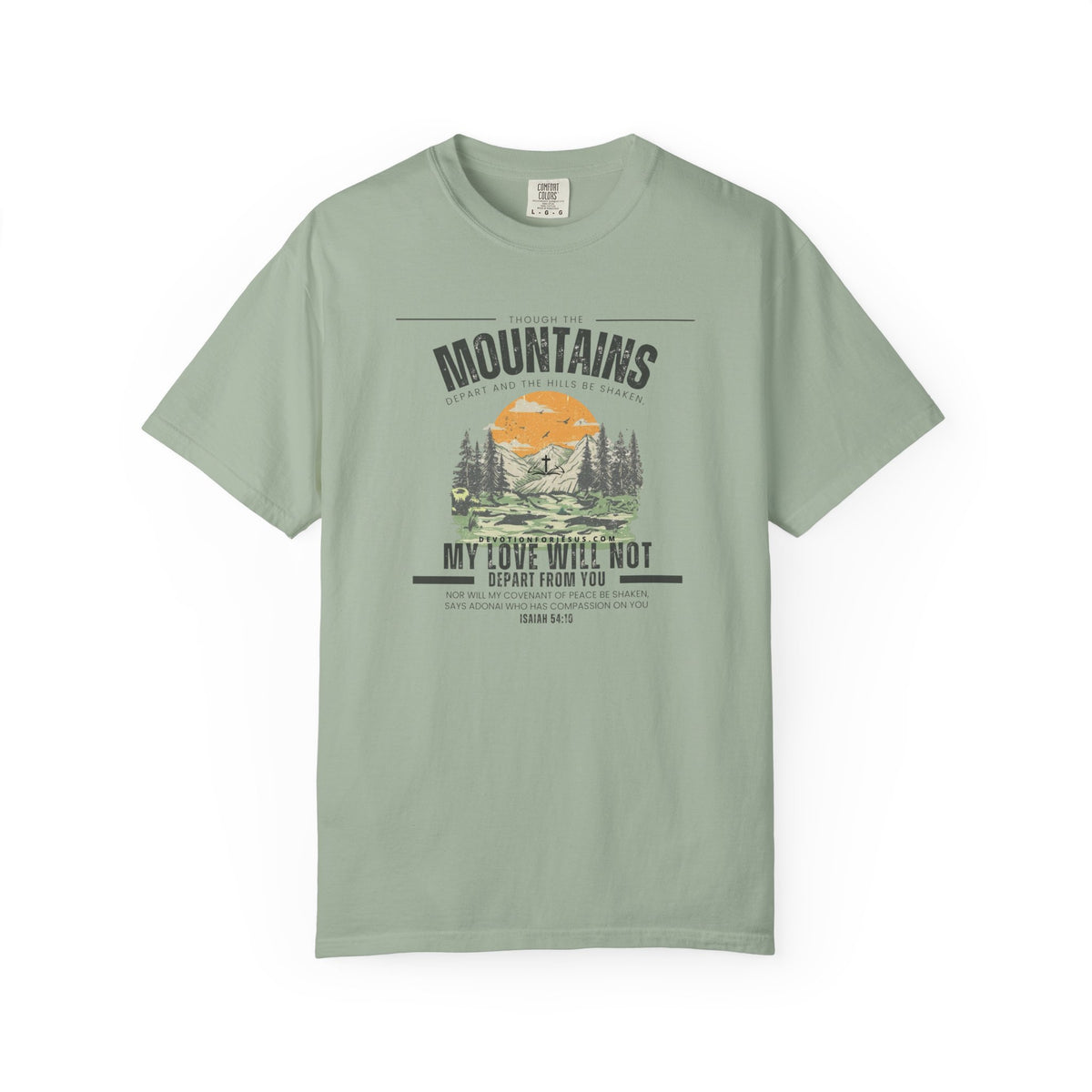 Isaiah 54:10 Christian T-Shirt – My Unfailing Love