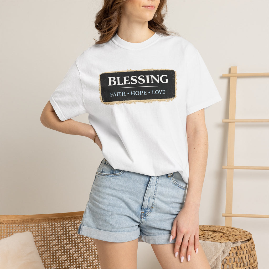 Blessing T-Shirt — Faith Hope Love Graphic Tee