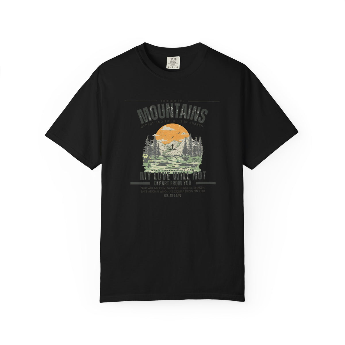 Isaiah 54:10 Christian T-Shirt – My Unfailing Love