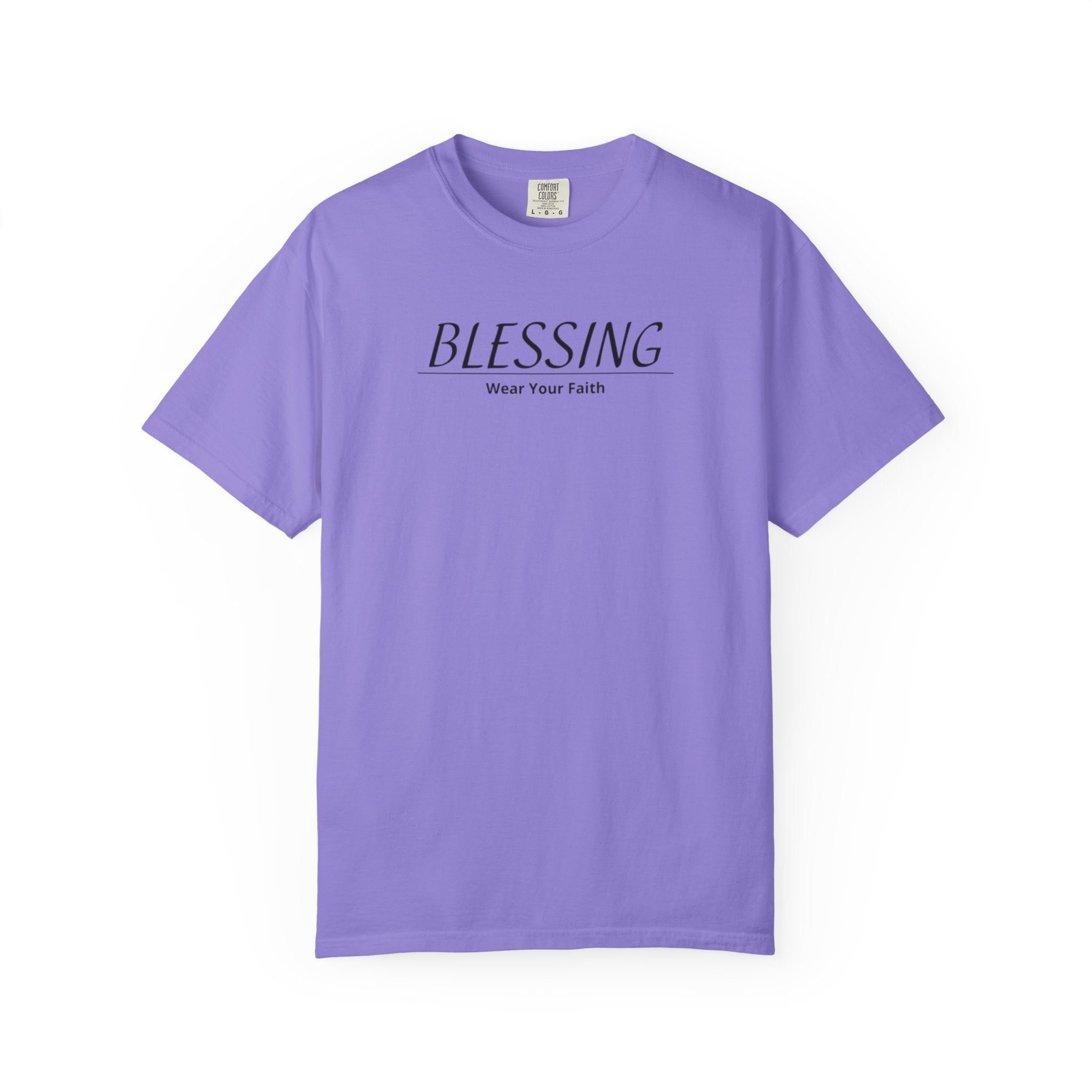 Blessing Faith T-Shirt — "BLESSING" Minimal Christian Tee