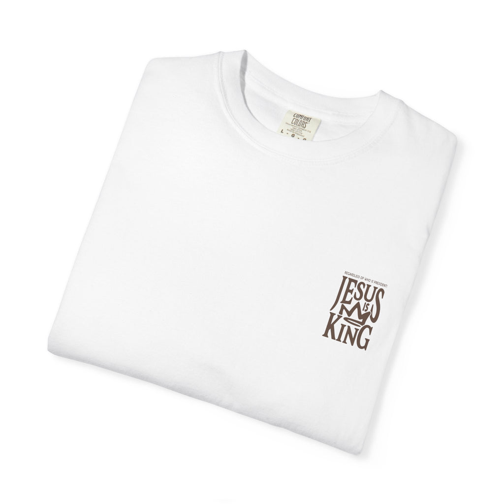 Jesus Is King Christian T-Shirt – Faith Over Politics