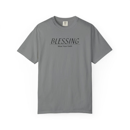 Blessing Faith T-Shirt — "BLESSING" Minimal Christian Tee