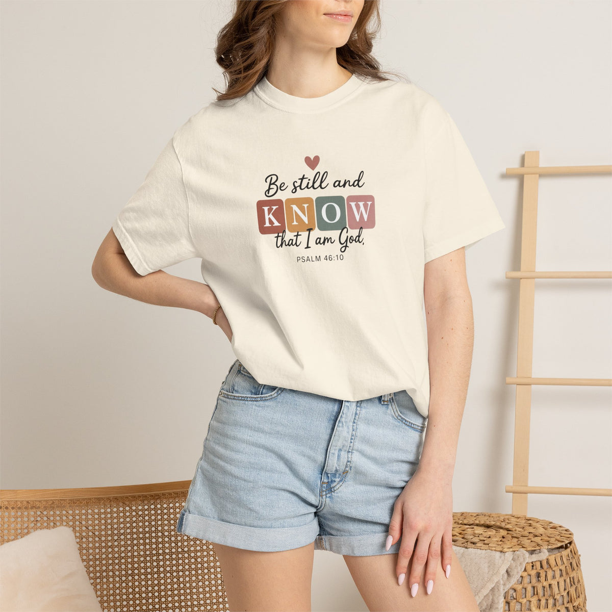 Be Still and Know Christian T-Shirt – Psalm 46:10