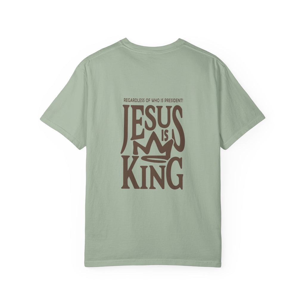Jesus Is King Christian T-Shirt – Faith Over Politics