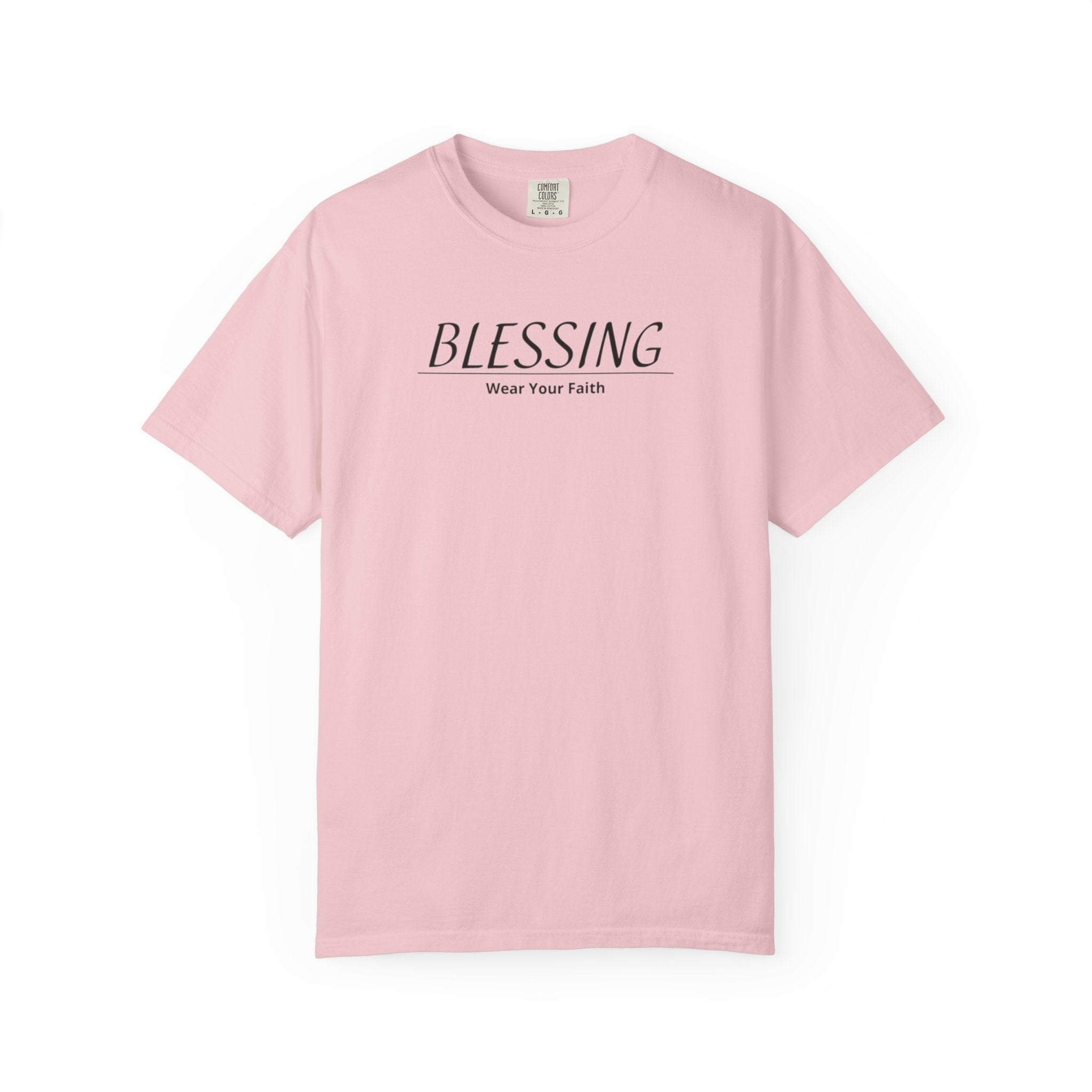 Blessing Faith T-Shirt — "BLESSING" Minimal Christian Tee