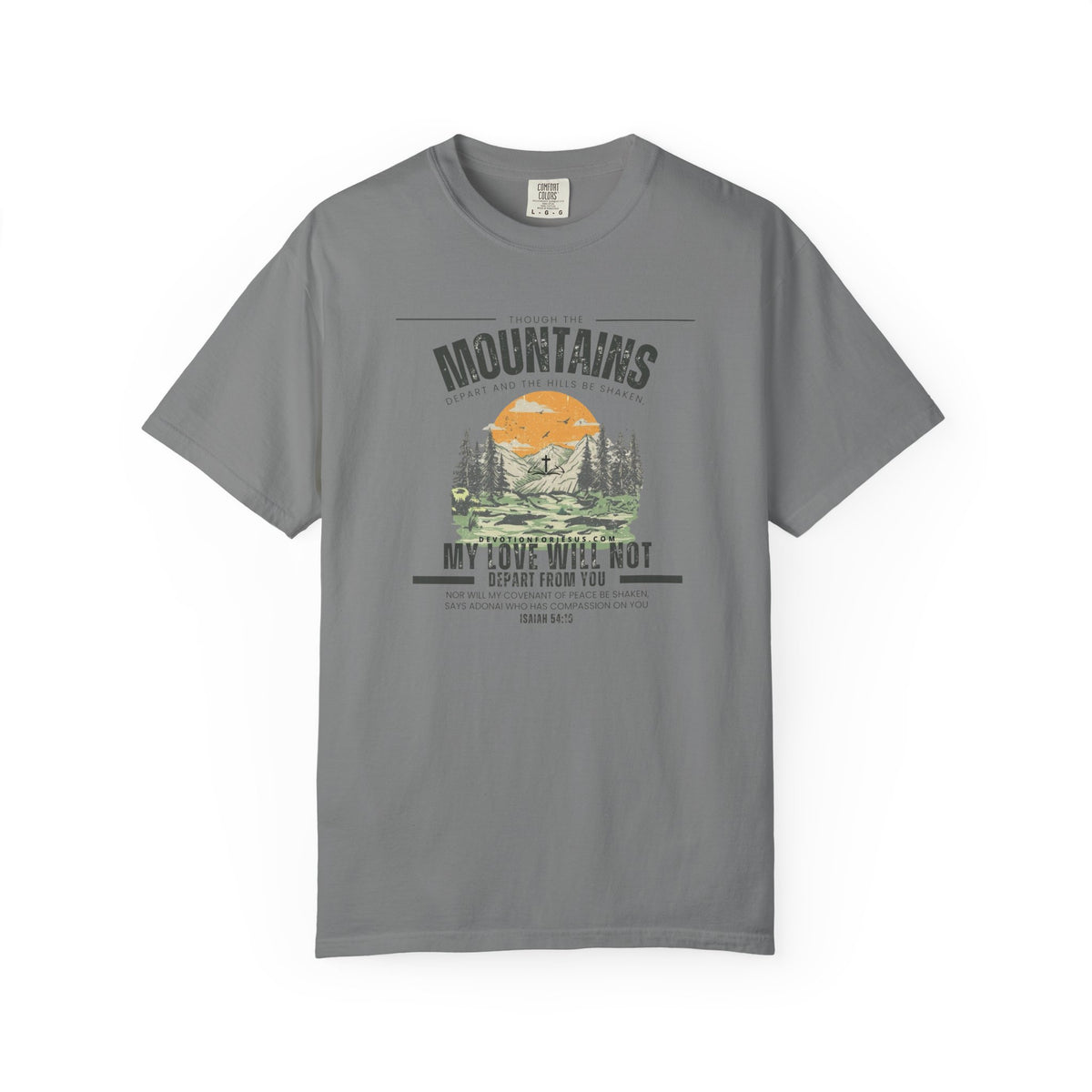 Isaiah 54:10 Christian T-Shirt – My Unfailing Love